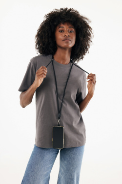 Logotrade promotional products photo of: CarryLoop RCS recycled PET adjustable phone holder lanyard