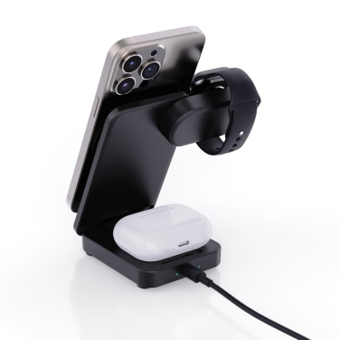 Logotrade business gifts photo of: Urban Vitamin Arcadia RCS rplastic 15W 3in1 magnetic charger