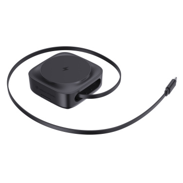 Logo trade business gift photo of: Urban Vitamin Goleta 2-in-1 15W magnetic wireless charger