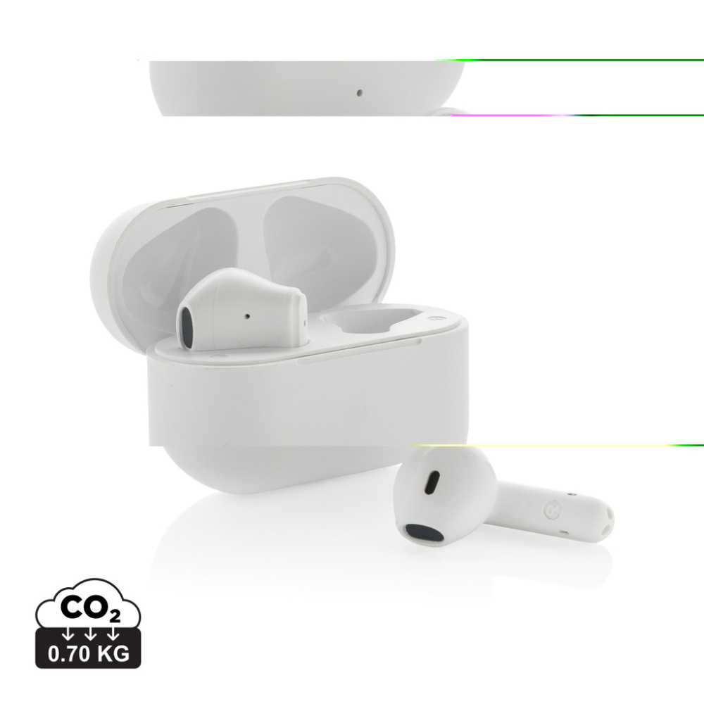 Logotrade promotional item picture of: Tunevo RCS recycled plastic wireless earbuds