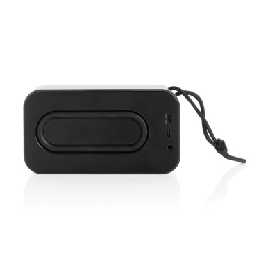 Logo trade business gift photo of: Swiss Peak RCS recycled aluminium 10W bass speaker