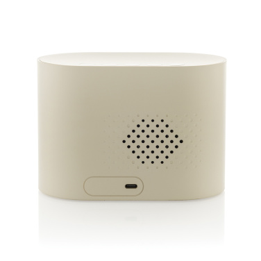 Logotrade promotional product image of: LumaRise RCS reycled plastic white noise alarm clock