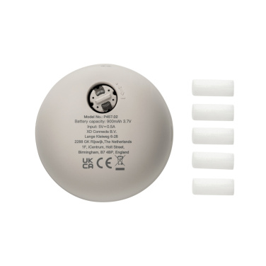 Logo trade promotional gifts image of: Breevia RCS rplasic re-chargeable floating humidifier