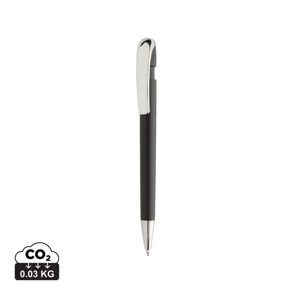 Logotrade corporate gifts photo of: Glide GRS certified R-ABS Metal Clip Pen