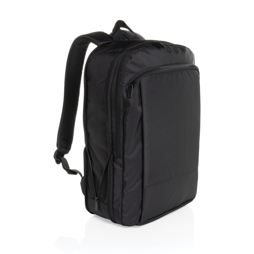 Logotrade promotional item picture of: Flexpack Aware™ RPET Expandable Slim 15.6" Laptop Backpack