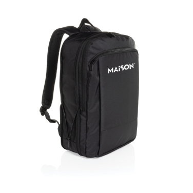 Logotrade promotional product image of: Flexpack Aware™ RPET Expandable Slim 15.6" Laptop Backpack