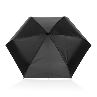 Logo trade promotional products image of: 19.5" Aware™ RPET super mini manual 190T Pongee umbrella