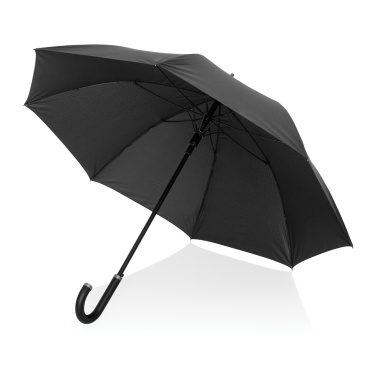 Logotrade promotional gift image of: Swiss Peak Vero Aware™ RPET 25” umbrella w luxe handle
