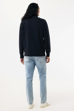 Logotrade promotional merchandise picture of: IQONIQ Elgon recycled cotton quarter zip sweater