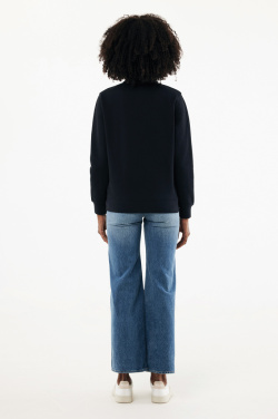 Logotrade promotional merchandise picture of: IQONIQ Elgon recycled cotton quarter zip sweater