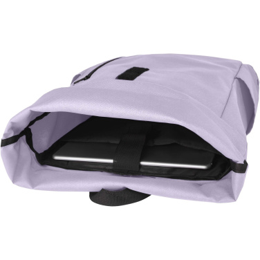 Logotrade promotional merchandise photo of: Byron 15.6" GRS RPET roll-top backpack 18L