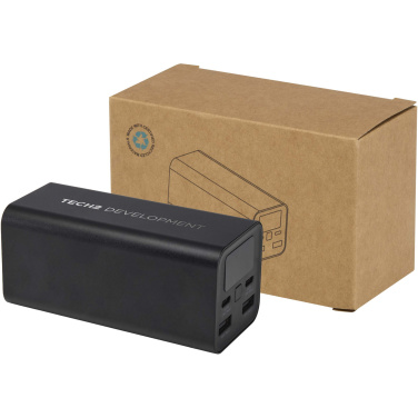 Logo trade advertising products picture of: Acamar 20.000 mAh 70W recycled aluminium laptop power bank