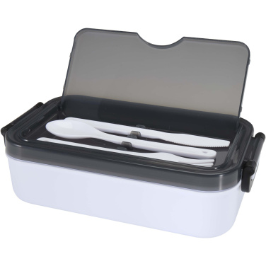 Logo trade promotional merchandise picture of: Snappy lunch box and cutlery set