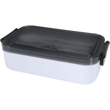 Logo trade promotional merchandise photo of: Snappy lunch box and cutlery set