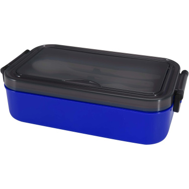 Logo trade advertising product photo of: Snappy lunch box and cutlery set