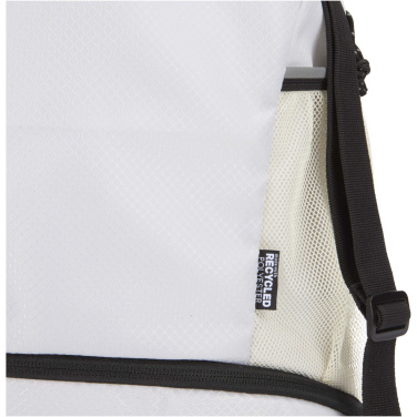 Logo trade advertising products image of: Nomad GRS recycled sports drawstring bag with bottom compartment 18L