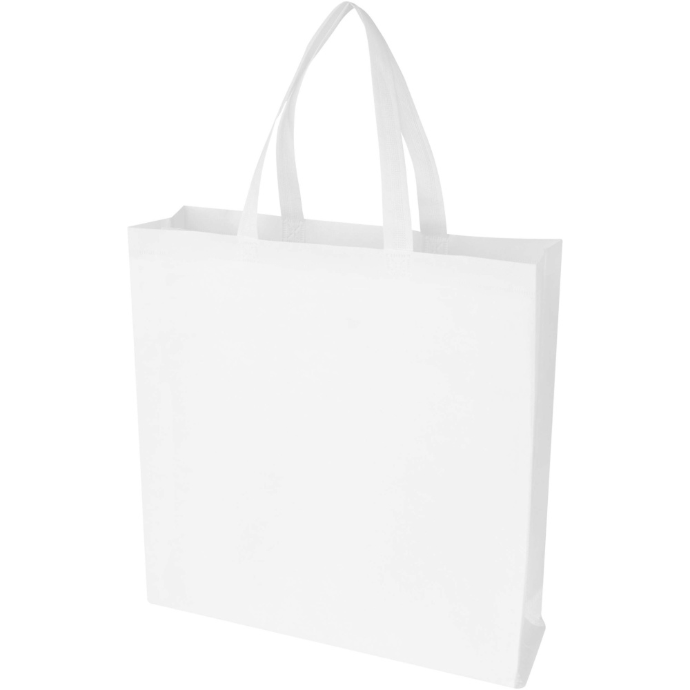Logo trade promotional item photo of: EcoSeal GRS recycled nonwoven gusset tote bag 12L