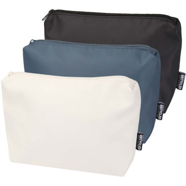 Logo trade promotional products image of: Trip Aware™ recycled travel toiletry pouch 2L