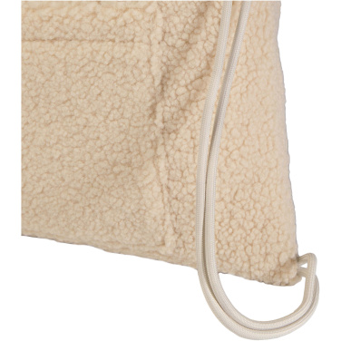 Logo trade promotional product photo of: Bear GRS recycled sherpa drawstring backpack 9L