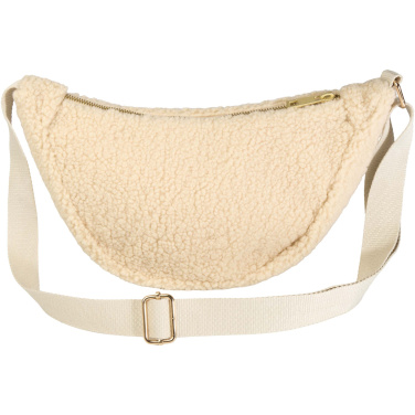 Logotrade promotional item picture of: Bear GRS recycled sherpa crossbody bag 3L