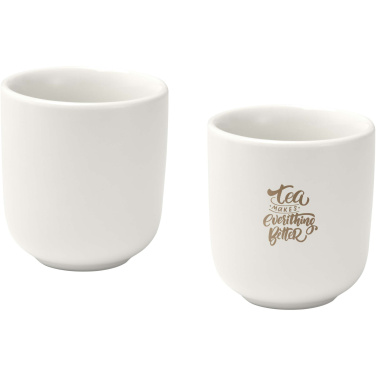 Logotrade promotional gifts photo of: Male 90 ml ceramic espresso cups - set of 2
