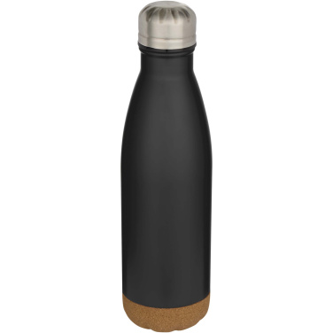 Logotrade advertising product picture of: Cove 500 ml double wall vacuum insulated stainless steel water bottle with cork details