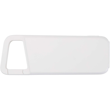 Logotrade promotional products photo of: Alkes 5000 mAh 12W recycled plastic water resistant power bank with carabiner