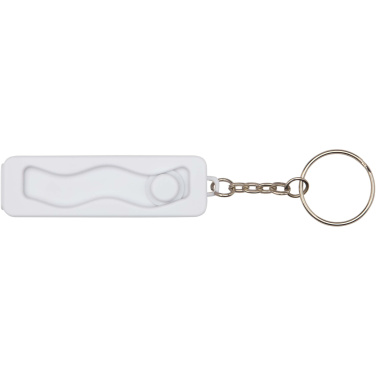 Logotrade promotional giveaway picture of: Aggia recycled plastic phone stand with fidget toy