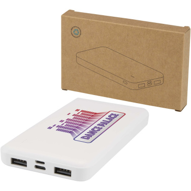 Logo trade promotional product photo of: Intan 10.000 mAh 10W recycled plastic power bank