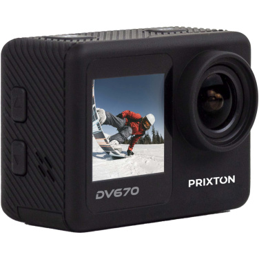 Logotrade promotional item picture of: Prixton DV670 4K dual screen action camera