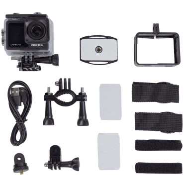 Logotrade promotional items photo of: Prixton DV670 4K dual screen action camera