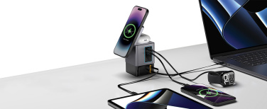 Logo trade advertising product photo of: Urban Vitamin Sacramento 105W GAN charger+retractable cables