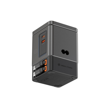 Logotrade promotional merchandise photo of: Urban Vitamin Sacramento 105W GAN charger+retractable cables