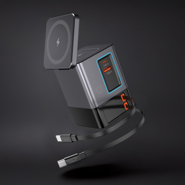 Logo trade promotional items image of: Urban Vitamin Sacramento 105W GAN charger+retractable cables