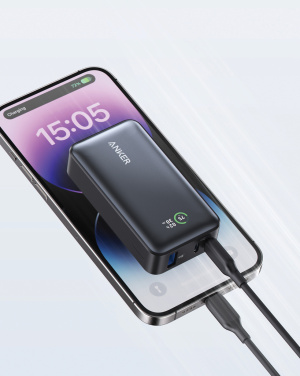 Logo trade promotional merchandise image of: Anker Powerbank PowerCore 10.000mAh 30W powerbank