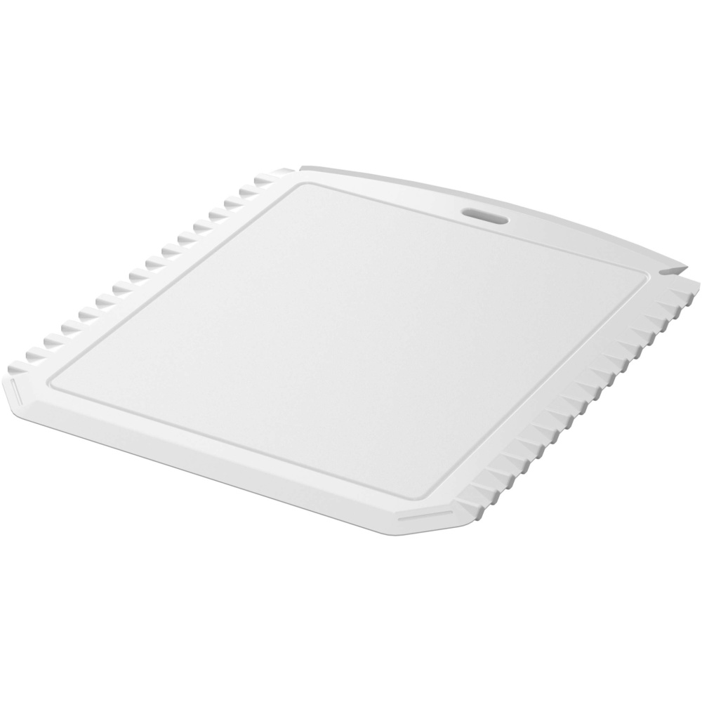 Logo trade promotional items image of: Thrym rectangular recycled plastic ice scraper