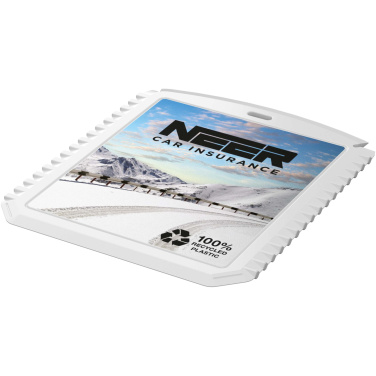 Logotrade promotional products photo of: Thrym rectangular recycled plastic ice scraper