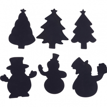 Logo trade promotional giveaway photo of: Scratch-off Christmas ornaments SOUTH POLE