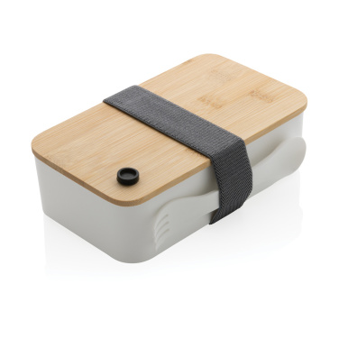 Logo trade promotional items image of: RCS RPP lunchbox with bamboo lid
