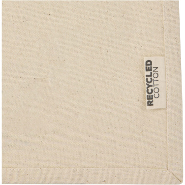 Logo trade promotional merchandise picture of: Odessa 220 g/m² GRS recycled cotton mini gusset tote bag 9L