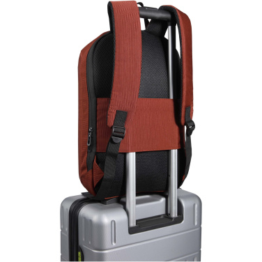Logo trade promotional merchandise photo of: Luma 15" GRS recycled anti-theft laptop backpack 10L