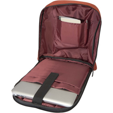 Logo trade promotional merchandise picture of: Luma 15" GRS recycled anti-theft laptop backpack 10L