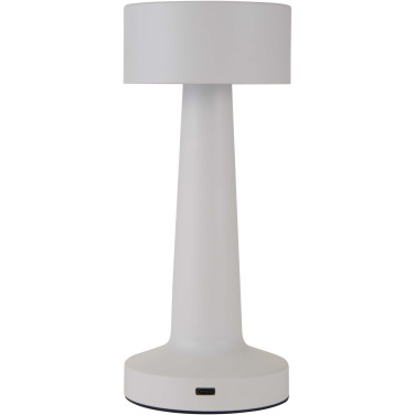 Logotrade promotional product picture of: Aludra rechargeable dimmable table lamp with 3 light modes