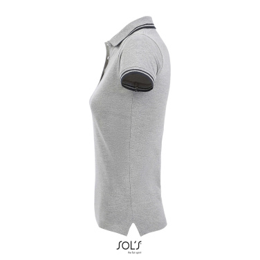 Logo trade promotional merchandise image of: PASADENA women polo 200g