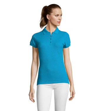 Logo trade promotional giveaways image of: PASSION WOMEN POLO 170g