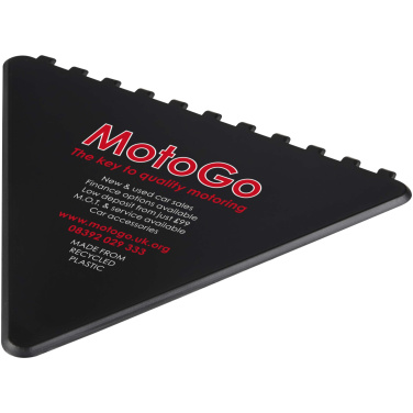 Logo trade promotional merchandise image of: Frosty triangular recycled plastic ice scraper