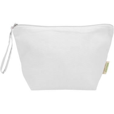 Logo trade promotional merchandise photo of: Odisha 180 g/m² OCS organic large accessory pouch 3L