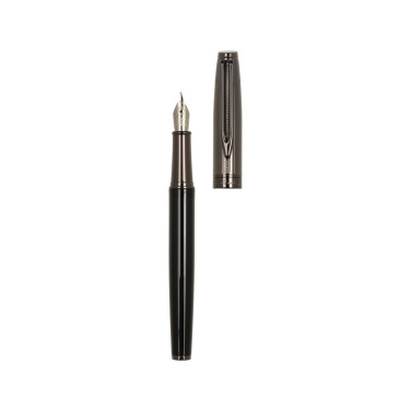 Logo trade promotional items image of: Writing set rollerball pen and fountain pen ODETTE Pierre Cardin