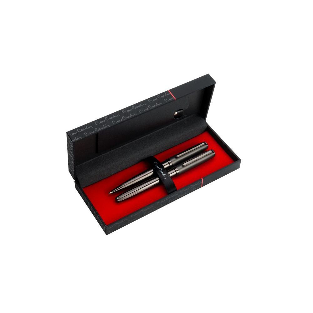 Logo trade promotional gifts picture of: Writing set ballpoint pen and rollerball pen CORINNE Pierre Cardin