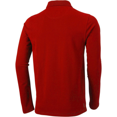 Logo trade promotional gifts picture of: Oakville long sleeve men's polo